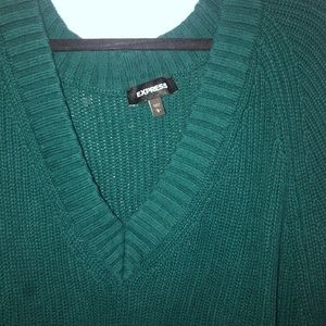 Express emerald green sweater